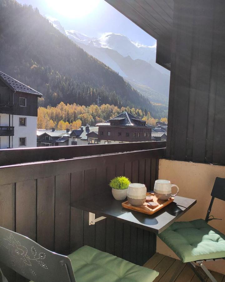 Superbe 2 Pieces, Centre Vue Mont-Blanc Avec Balcon Et Parking Gratuit Apartment Chamonix Exterior photo